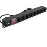 Блок розеток EXEGATE SERVERPRO PDU-19H803 AL-8S-EU2CU-SW EX280842RUS
